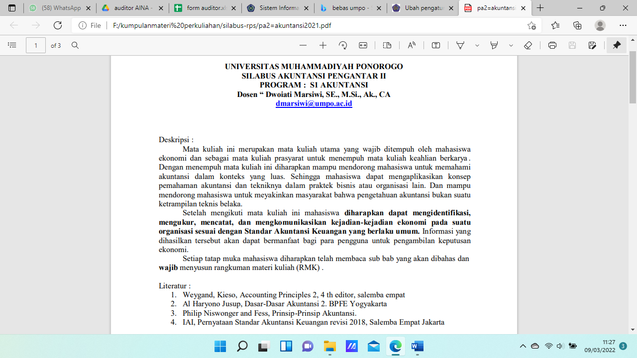 AKUNTANSI PENGANTAR 2 kelas b